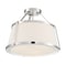 Nuvo Fixture, Semi Flush, 3-Lght, Incandescent, 60W, 120V, A19, Medium Base, Bulb Count: 3 60/6996 - alternate 2